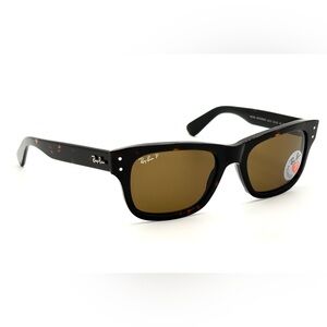 Ray-Ban RB2283 Polarized Sunglasses Burbank 902/57 55-145 Brown Unisex Fit